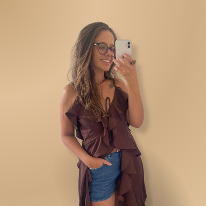 Bata Babado Boho Sara