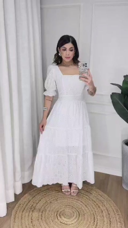 Vestido Princesa Laise Branco