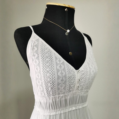 Vestido Longo em Algodão Mira