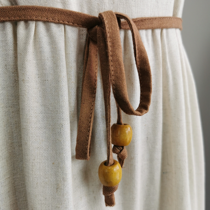 Vestido Longo em Viscolinho Bicolor Olívia