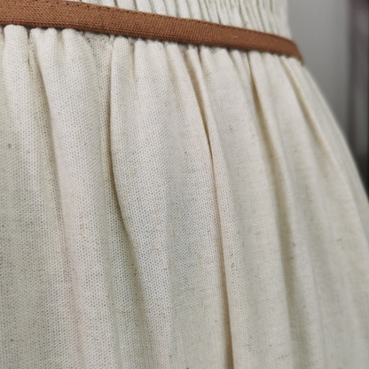 Vestido Longo em Viscolinho Bicolor Olívia