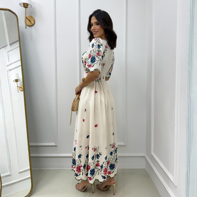 Vestido Princesa Verso de Primavera