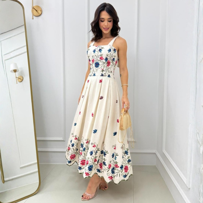 Vestido Princesa Verso de Primavera